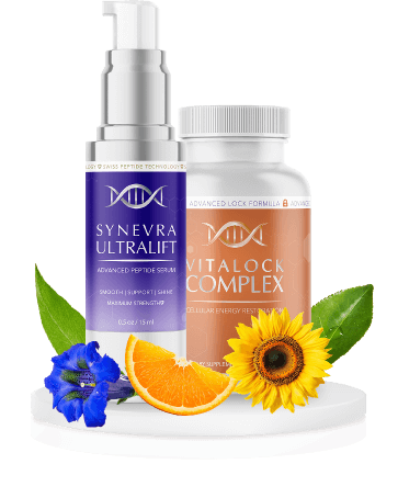Synevra UltraLift serum and VitaLock Complex supplement